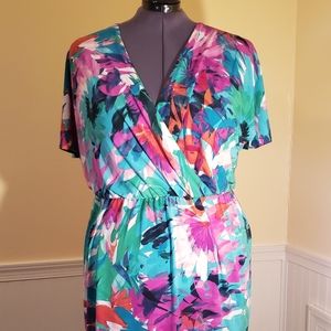 Tropical summer dress 18/20